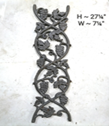 အထောင်ပန်း-အကျယ် 7 1/4"အမြင့် 27 1/4"